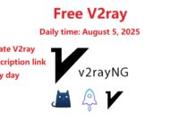 「August 5」2025 Latest High-Speed SSR/V2ray/Clash/Shadowrocket Free Node Subscription Link